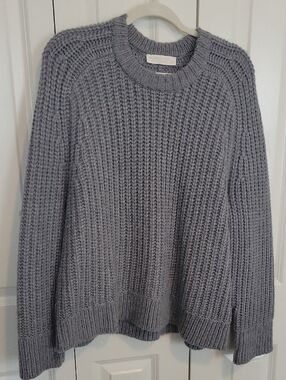 Abercrombie Knit Crewneck Sweater - Gray